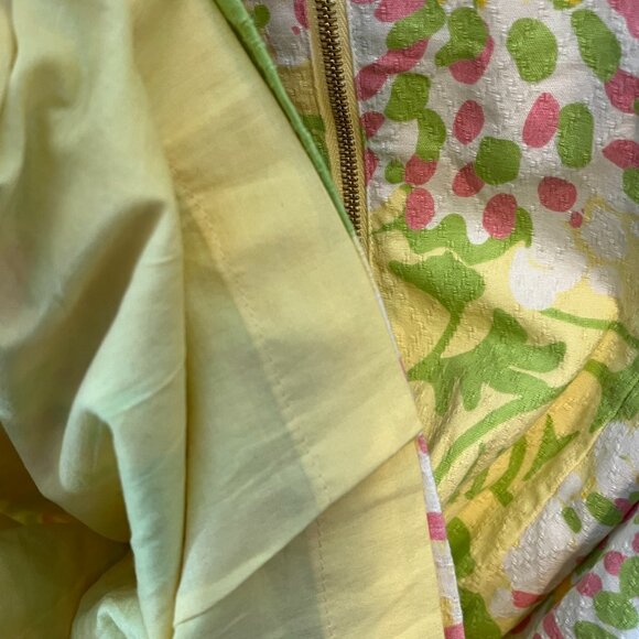 Lilly Pulitzer Jubilee Shift Dress ,8 Yellow/Green/Pink/White Embroidery - Size - Picture 4 of 10